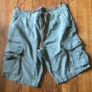 Banana Republic Sage Green Cargo Shorts